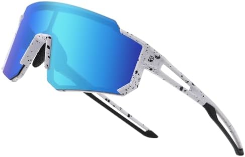 DUCO Polarized Kids Sunglasses Youth Baseball Sports Sun Glasses UV400 Cycling Shades with Strap for Teens Boys Girls DK310