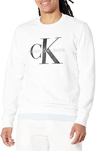 Calvin Klein Men's Monogram Logo Crewneck Sweatshirt