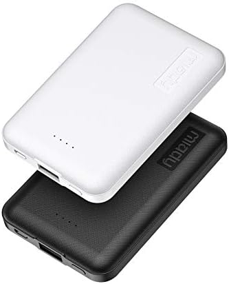 Miady 2-Pack 5000mAh Mini Portable Charger, Power Pack with 5V 2.4A USB Output, Power Bank Phone Charger for iPhone 12/13/14 Series, Android Phones and etc