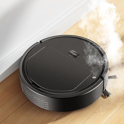 POROPL Robot Vacuum Cleaner with Spray Humidifier, 2 in 1 Sweeping and Dragging Integrated Sweeping Robot, Household Robotic Vacuum Machine for Pet Hair, Hard Floors, Carpets