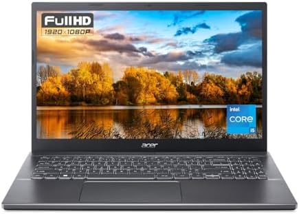 acer Aspire 5 Laptop Business Computer, 15.6" FHD Display, Intel Core i5-12450H 8-Core Processor, 16GB RAM, 1TB SSD, Webcam, HDMI, RJ-45, Bluetooth, Wi-Fi 6, Windows 11, GM Accessory