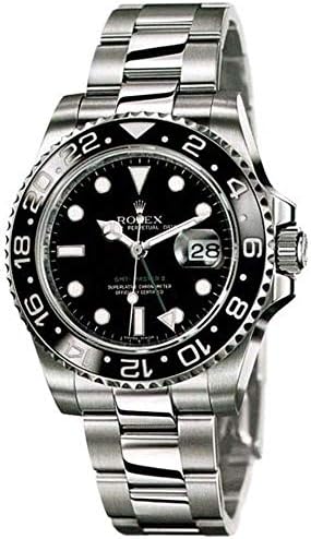 Rolex GMT-Master II Stainless Steel Watch Black Dial 116710LN