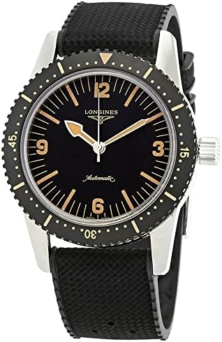 Longines Heritage Automatic Black Dial Men's Watch L2.822.4.56.9