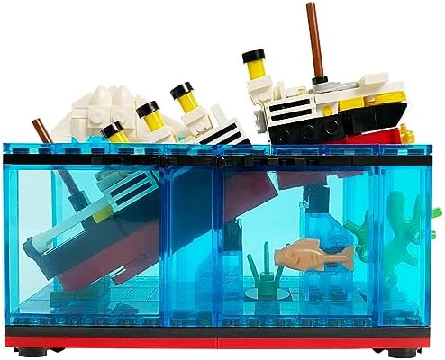 PYPIBAWLY Titanic Sink and Break in Half Toy Building Blocks, Titanic Cruise Ship Model Toy, Titanic Model Ship Kit, Boat Bricks Kit 256 PCs