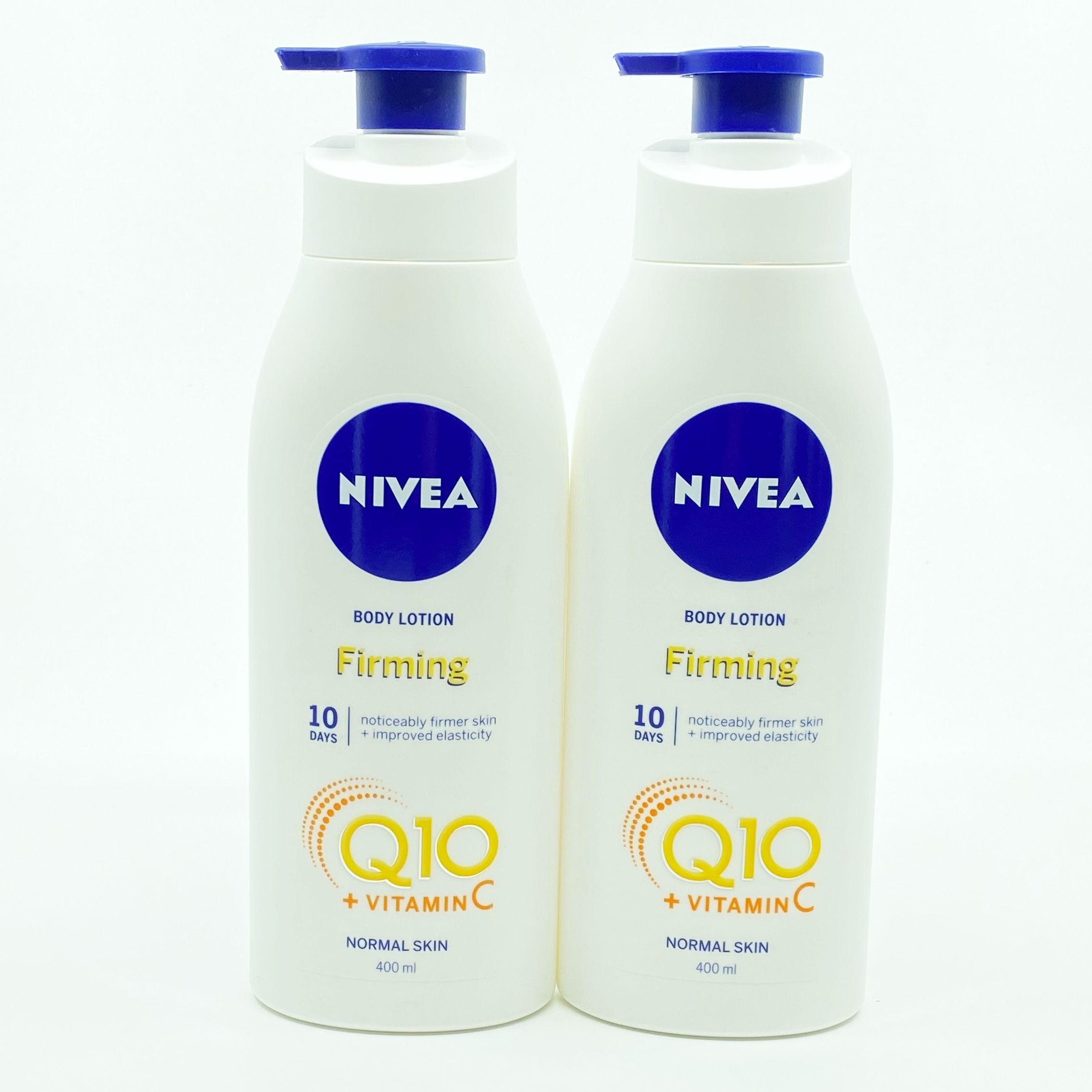 [Bundle of 2] Nivea Body Lotion Firming ~ 10 days noticeably firmer skin + improved elasticity ~ Q10 + Vitamin C ~ Normal Skin ~ 400ml x2   {ReyIm Cosmetics House}
