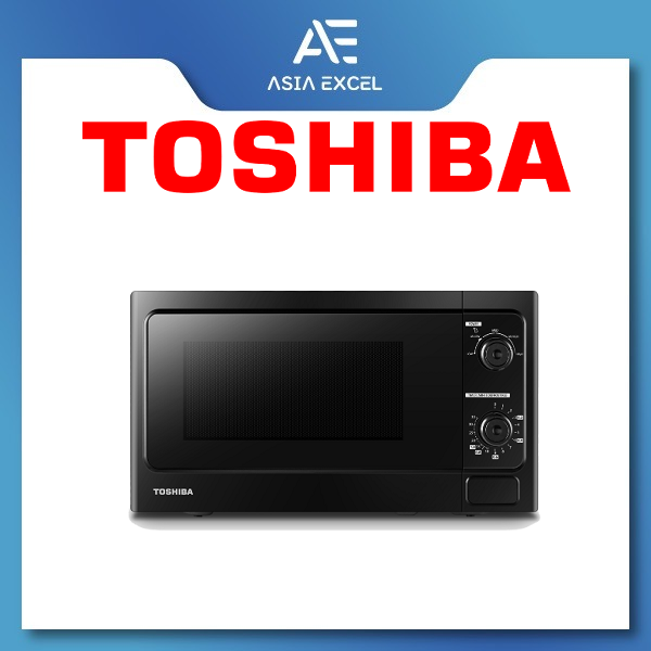 TOSHIBA MM-MM20P 20L BLACK MICROWAVE OVEN
